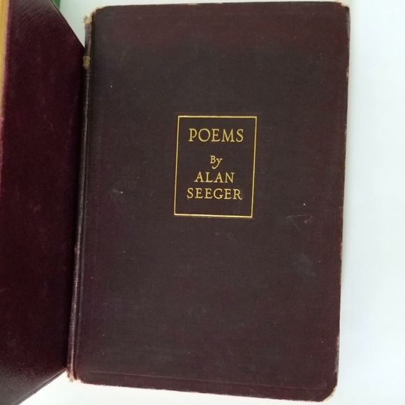 Poems by Alan Seeger vintage hardcover - Picture 1 of 3